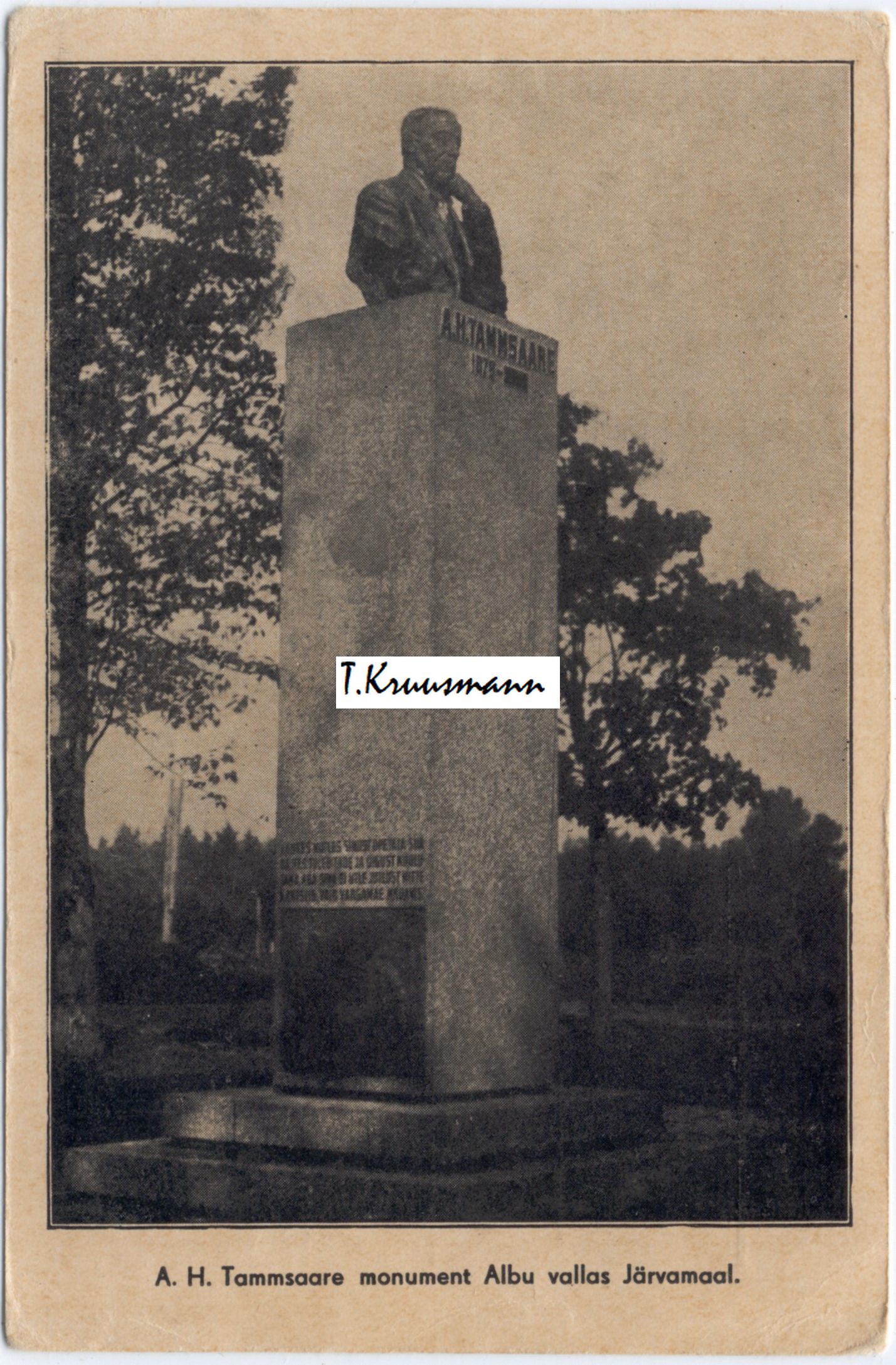 A.H.Tammsaare_monument