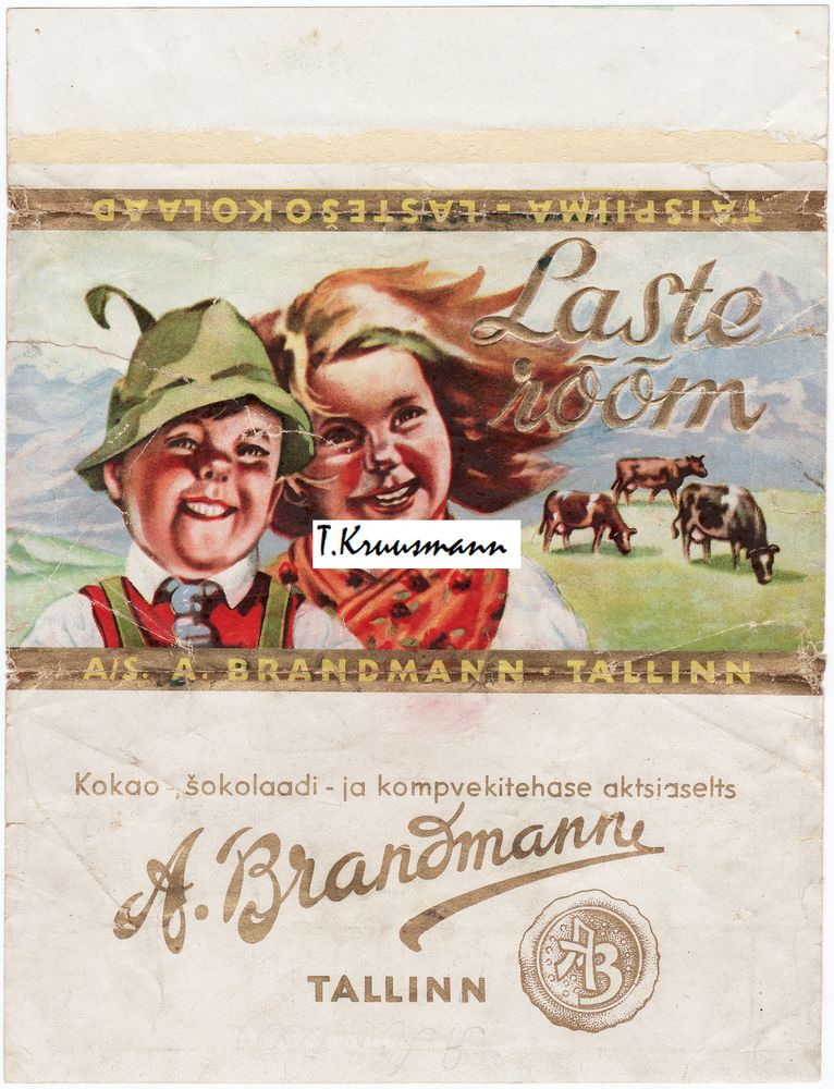 A_Brandmann_Tallinn_täispiima-lastešokolaad_Laste_rõõm