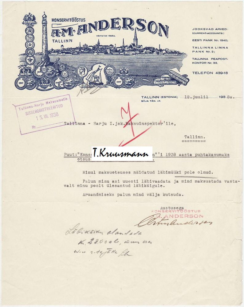 A_M_Anderson_Tallinn_kirja_plankett_12.07.1938
