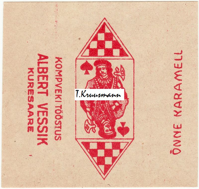 Albert_Vessik_Kuresaare_Õnne_karamell_poti_soldat_punane