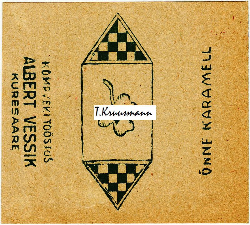 Albert_Vessik_Kuresaare_Õnne_karamell_ruutu_äss_roheline