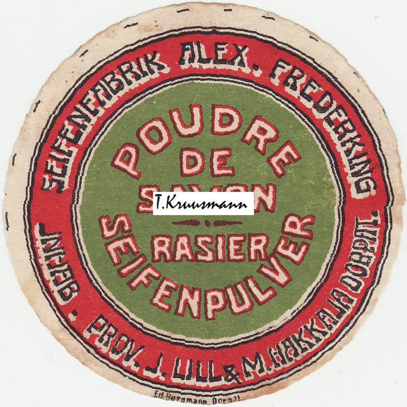 Alex_Frederking_Inhab_J_Lill__M_Hakkaja_Dorpat_Poudre_de_Savon