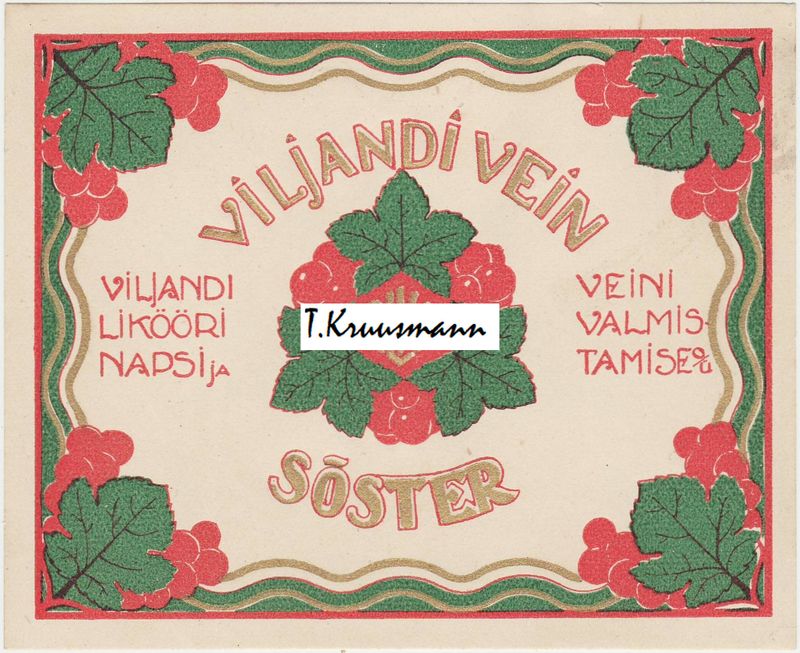 Alko_Viljandi_Likööri_ja_Napsi_Valmistamise_oü_Viljandi_vein_Sõster