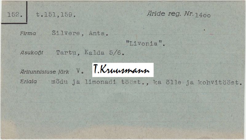 Ants_Silvere_Livonia_Tartuäriregistri_kartoteegi_kaart
