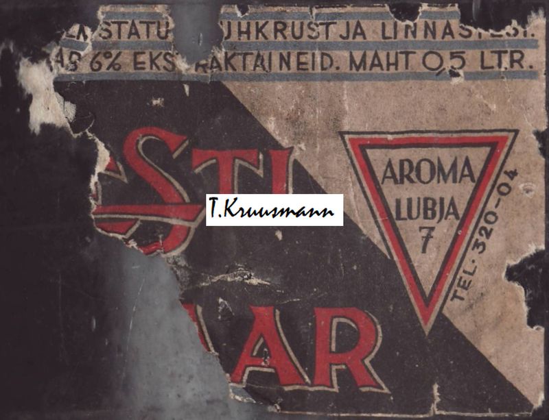 Aroma_Eesti_Taar_pudelil