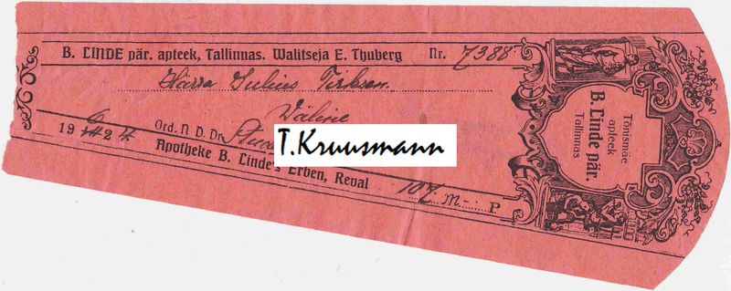 B_Linde_pär_Walitseja_E_Thuberg_Tõnismäe_Tallinnas