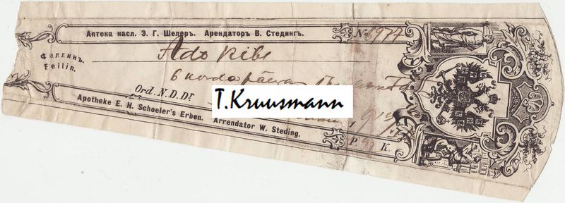 E_H_Schoelers_Erben_Arrendator_W_Steding_Fellin