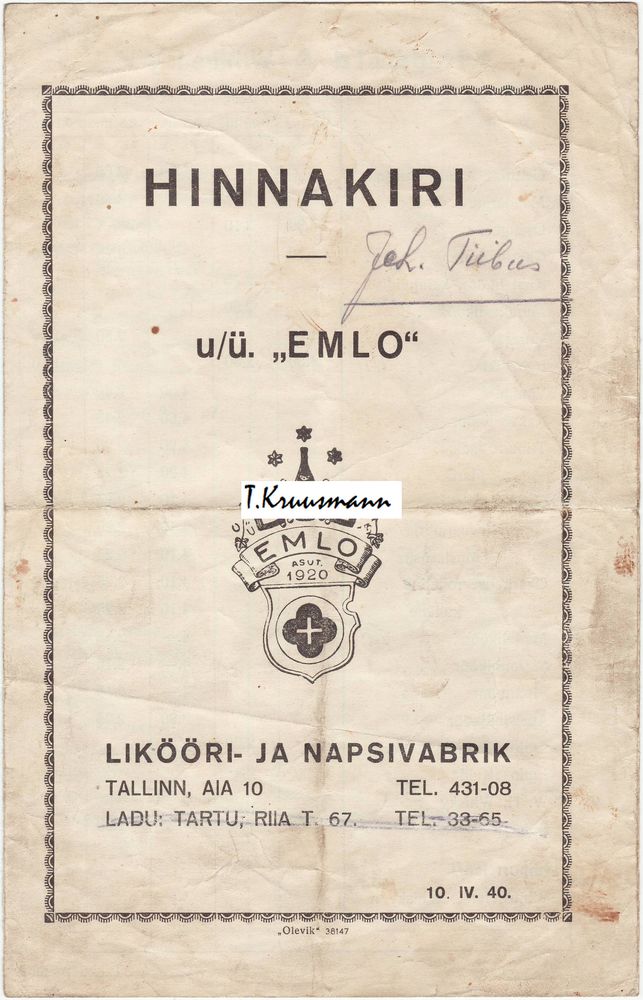Emlo_Tallinn_Hinnakiri_10.IV.40_A