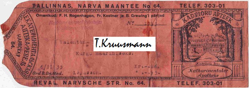 F_H_Rogenhagen_Fr_Kestner_ja_B_Grewingi_pärijad_Tallinnas_Kadrioru_punane