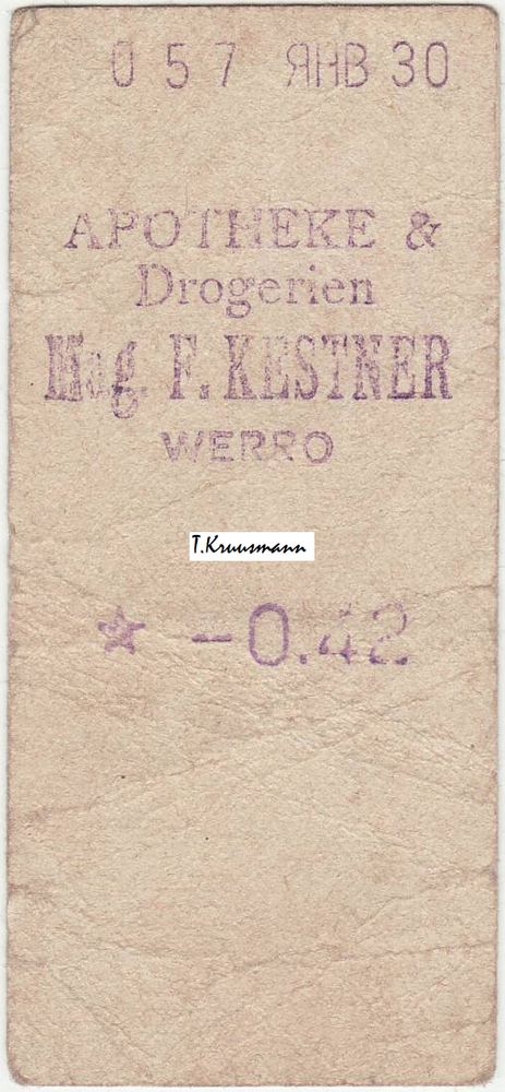 F_Kestner_Werro_kassaaparaadi_tähik