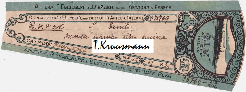 G_Gnadebergi_ja_E_Leydeni_end_Dettloffi_Tallinn_sinine