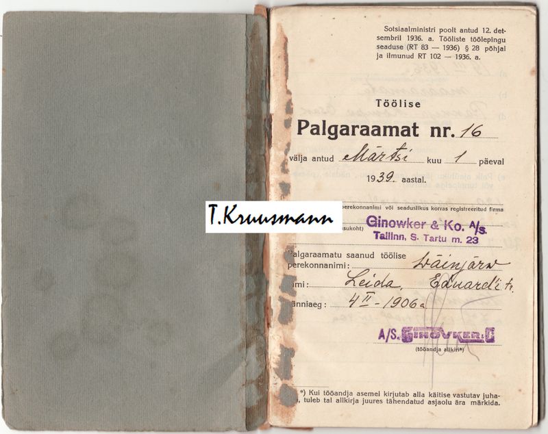 GinovkerCo_Tallinn_Palgaraamat