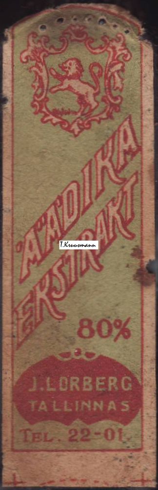 J_Lorberg_Tallinnas_Äädika_ekstrakt_rohelinepudelil