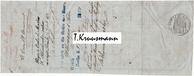 L_Caire_ja_F_Chauvenet_arve_tagakülg