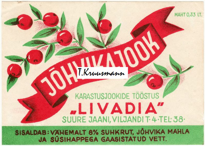 Livadia_Suure_Jaani_Jõhvikajook