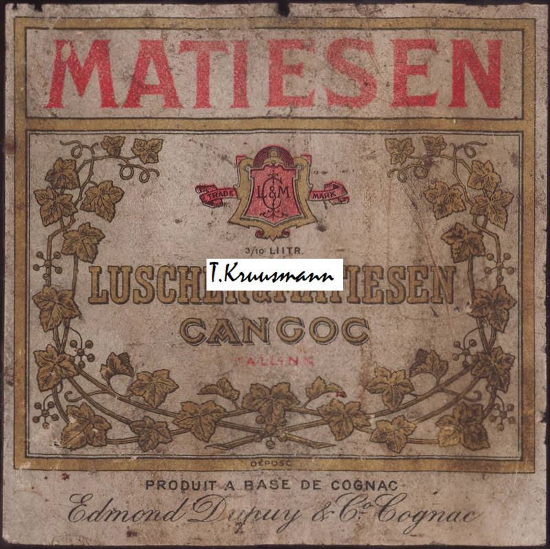 Luscher_ja_Matiesen_Tallinn_Cangoc_Edmond_Dupuy_pudelil