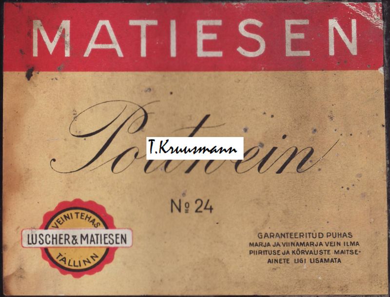 Luscher_ja_Matiesen_Tallinn_Portvein_24_pudelil