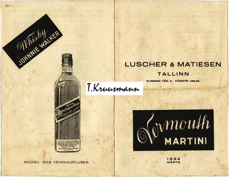 Luscher_ja_Matiesen_Tallinn_hinnakiri