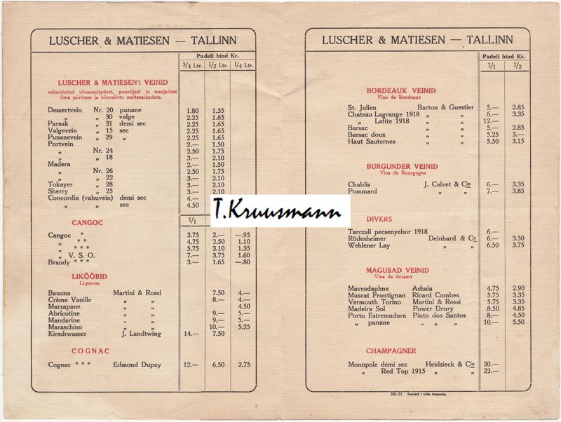 Luscher_ja_Matiesen_Tallinn_hinnakiri_R