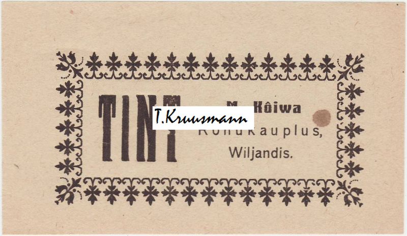 M_Kõiwa_Rohukauplus_Wiljandis_Tint