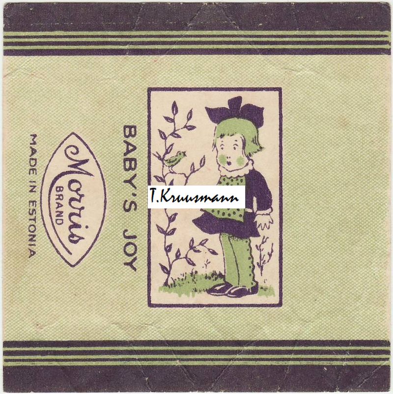 Morris_Brand_Baby-s_Joy_tüdruk_linnuga_roheline