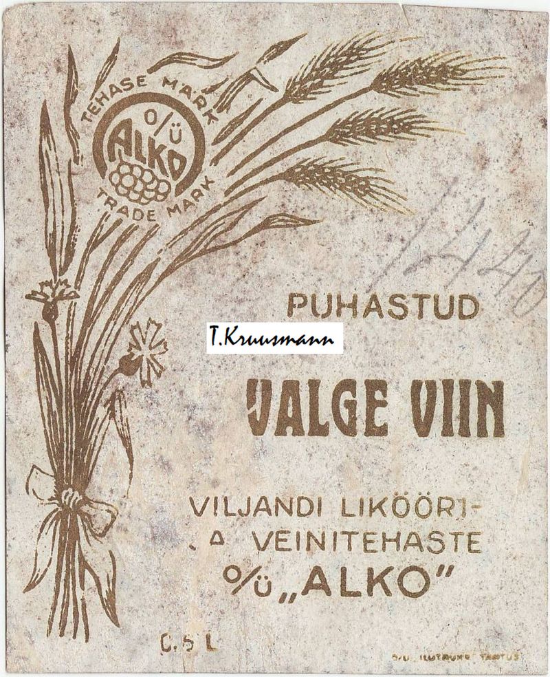 OÜ_ALKO_Viljandi_Valge_Viin_0.5L