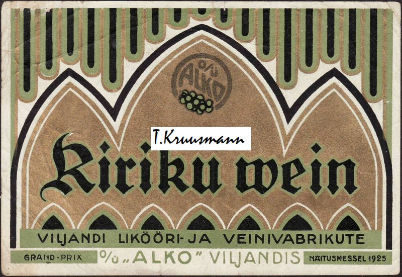 OÜ_ALKO_Viljandis_Kiriku_wein