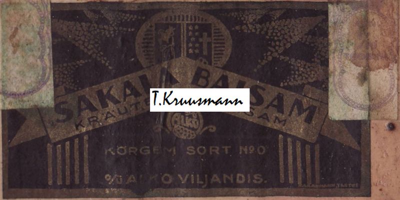 OÜ_ALKO_Viljandis_Sakala_balsam_trükikojaga_pudelil