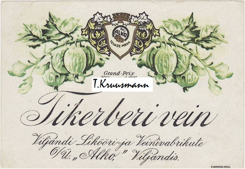 OÜ_ALKO_Viljandis_Tikerberi_vein