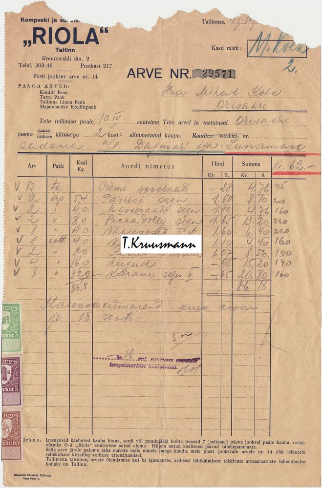 Riola_Tallinn_Arve_NR._29571