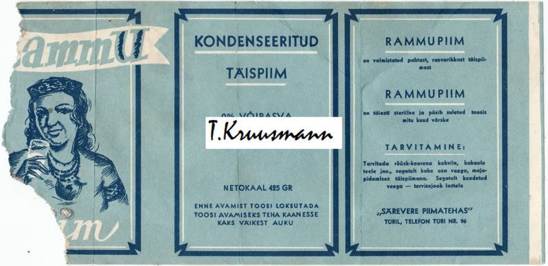 Särevere_Piimatehas_Rammu_Piim