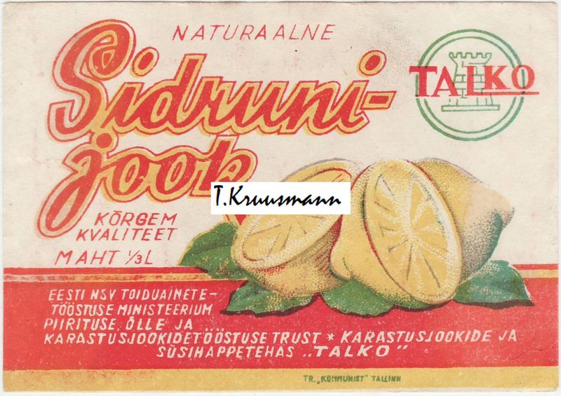 Talko_ENSV_Sidrunijook