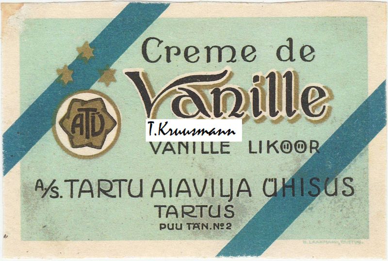 Tartu_Aiavilja_Ühisus_Creme_de_Vanille
