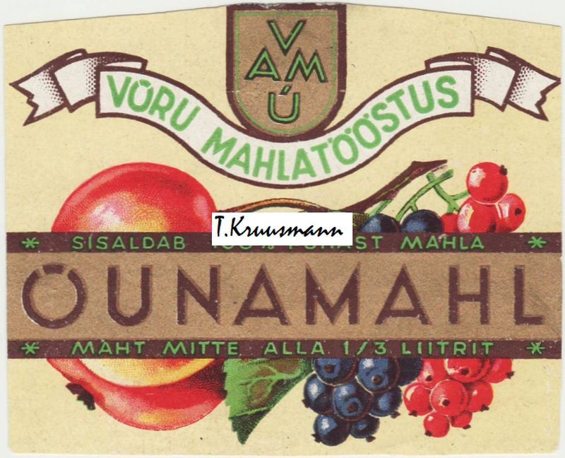 VAMÜ_Võru_Mahlatööstus_Õunamahl